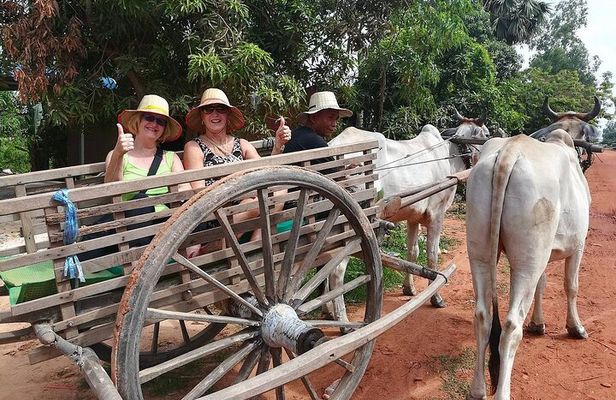 Cambodian Cooking Class and Oxcart Ride with Local Village Tour