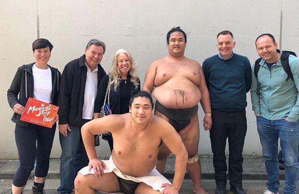 Tokyo Sumo Morning Practice Tour w/ Ring-Side Seat + Photo Shoot
