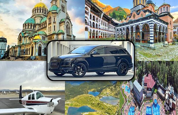 Scenic Flight Tour above Rila Monastery, 7 Lakes and Spa