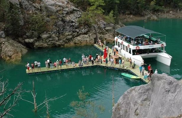 From Alanya, Side: Full Day Green Canyon Boat Tour