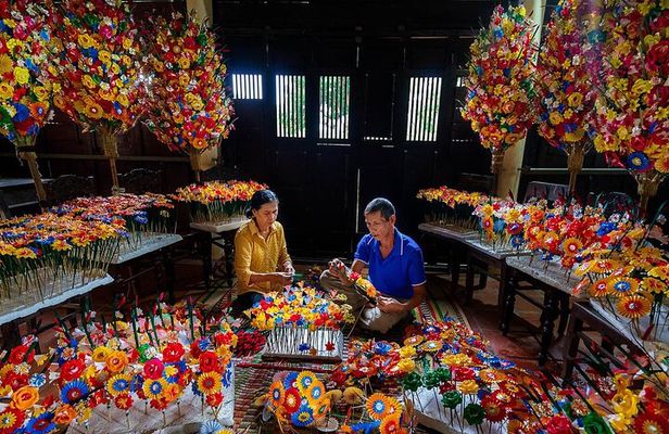 Hue Countryside Private Motorbike Tour and Crafts Experience