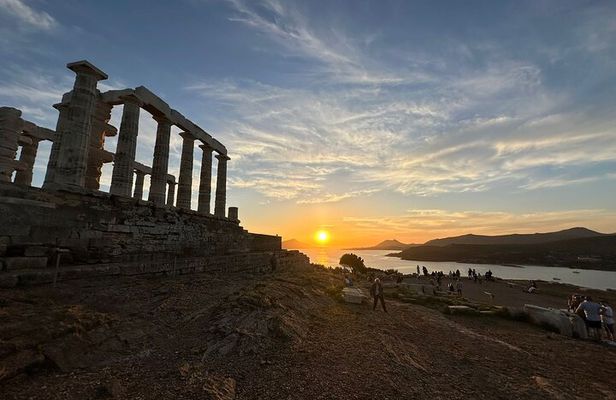 Private Day Trip Cape Sounion Temple Of Poseidon with Pick Up