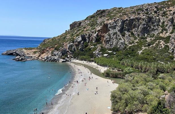 Private Tour Kourtaliotiko Gorge and Preveli Beach /Chania