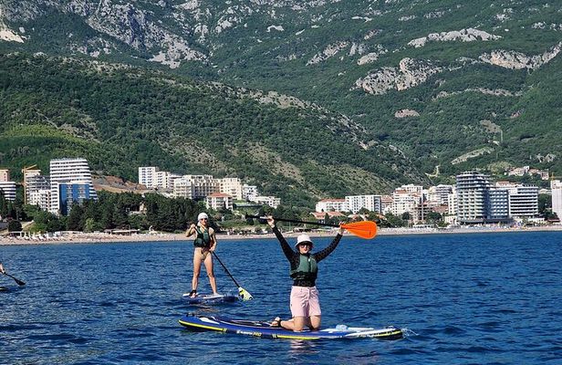 Kayaking tour from Budva to Sveti Nikola island' caves