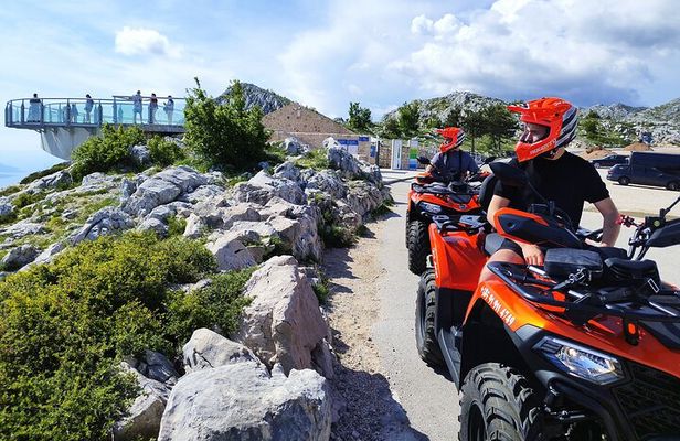Quad Tour to skywalk biokovo Makarska by Amigos