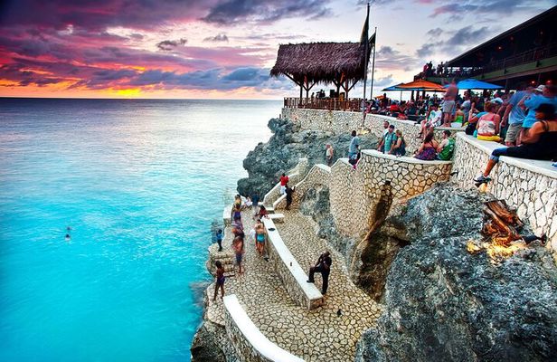 Rick's Cafe and 7 Mile Beach from Montego Bay