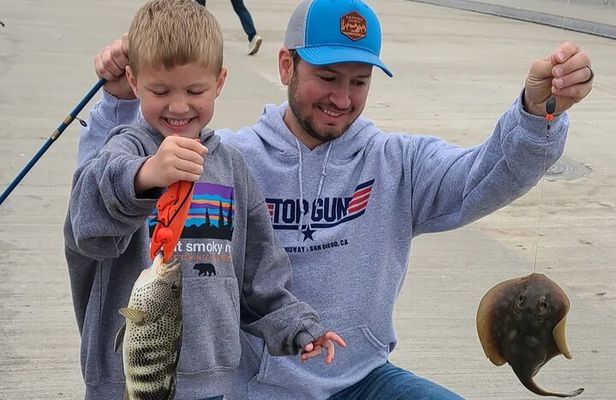 Gone Fishing 2-Hour Guided Pier Fishing Excursion for All Ages!