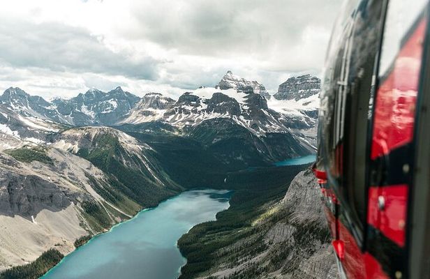 45 mins Helicopter tour to Mt Assiniboine & its Glaciers in Banff