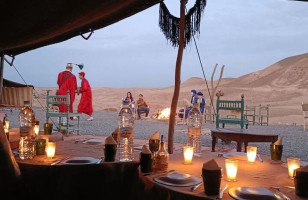 Agafay Sunset Dinner and Camel Ride