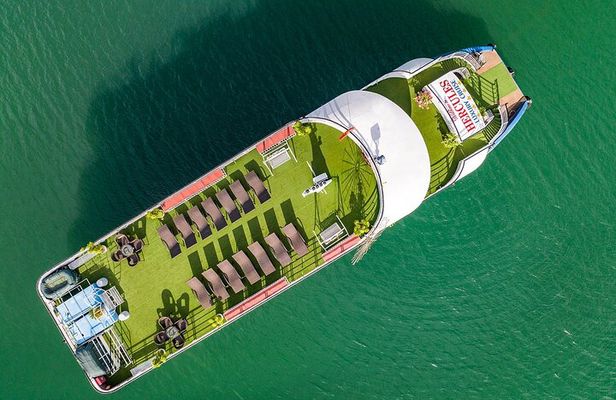 Halong Hercules 5 Stars Day Cruise: Buffet Lunch and Sunset Party