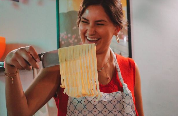 Pasta Cooking Class Near the Colosseum with 3 Spritz Cocktails