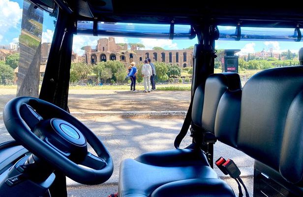 Highlights of Rome: Golf Cart Tour with Artisanal Gelato Tasting