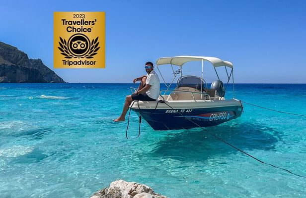 Zakynthos Private Boat: Keri Caves, Mizitres, Cave of Love (max5)