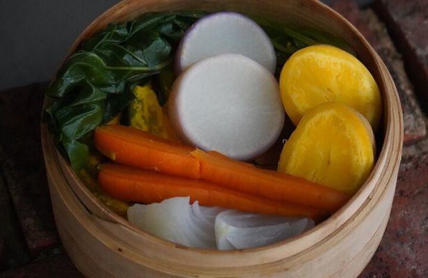 Make Lunch with Onsen Kitchen in Unzen