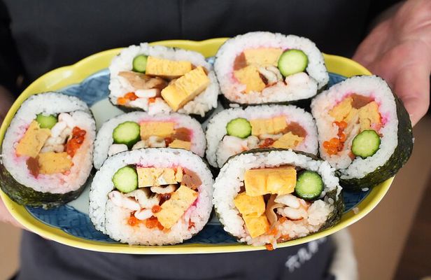 Small Group Sushi Roll & Omelette Lesson + Supermarket Tour