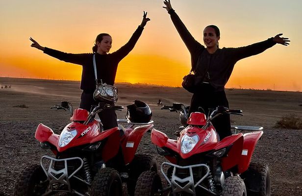 Marrakech: Quad tour in the Palmeraie and desert jbilet