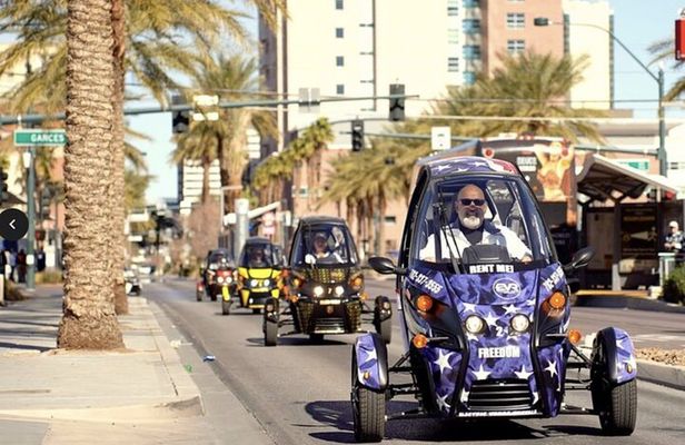 Private 1.5 Hour Sphere Las Vegas Guided Tour in an EVR car