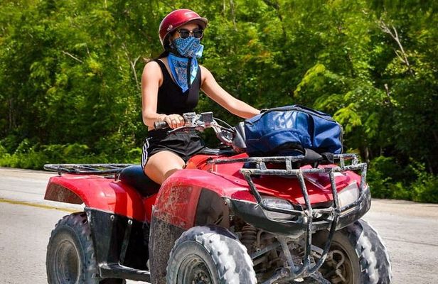 Cozumel Jungle ATV Tour Adventure and Caverns with transfer