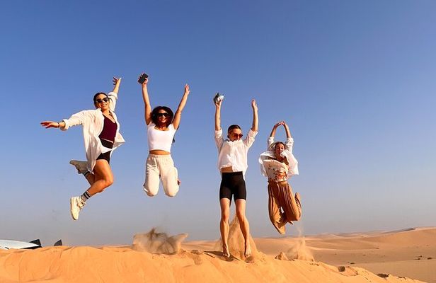 Desert Safari with Dune Bashing and Camel Ride plus Sand Boarding