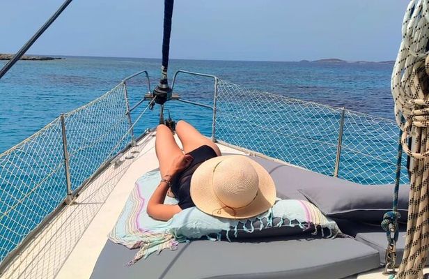 Private half day cruise The Blue Lagoon with Paros Sail