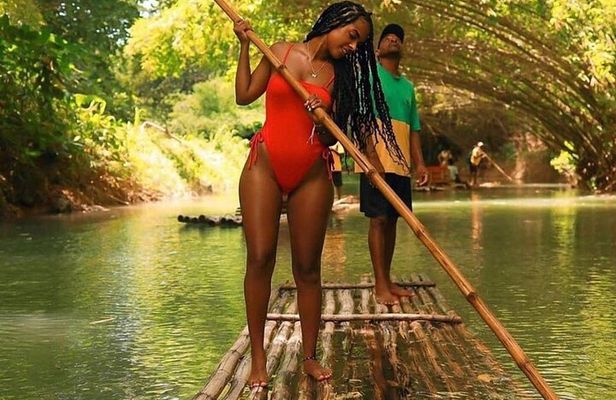 Bamboo Rafting Limestone Foot Massage/Negril 7 Miles Beach/Ricks Cafe Combo