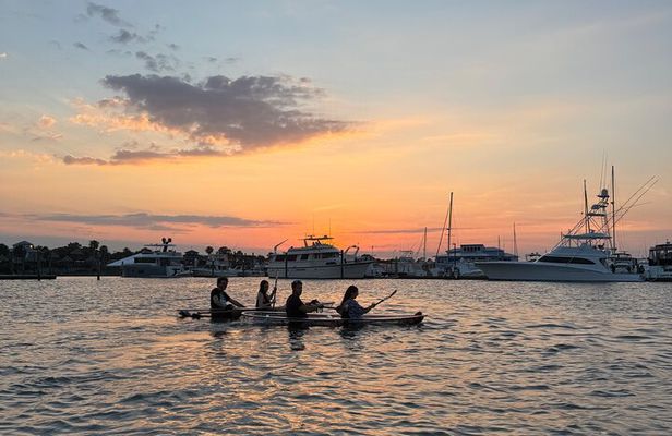 Sunset Clear Kayak Tour along inner St Augustine Coastline
