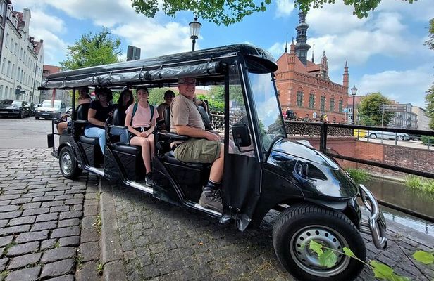 GDANSK City Tour by Golf Cart Live Guide & City Sightseeing 90min