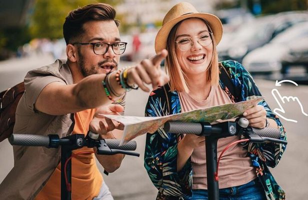 Krakow City Tour on Scooter and Food Tasting with English Guide