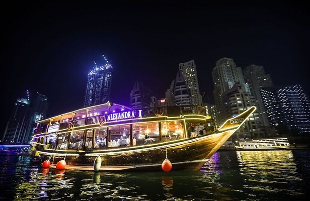 Alexandra Dhow cruise Dinner Dubai Marina(International buffet)