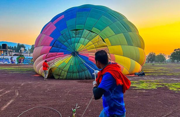 Balloon Flight with Teotihuacan & Guadalupe Shrine Full day Tour