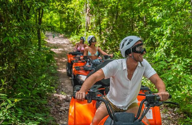 ATV Cenote & Zipline Express