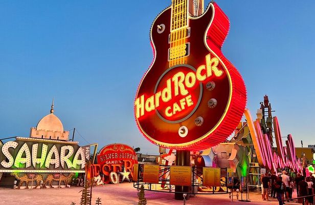 Vegas by Night: Neon Museum Experience with Open-Top Bus Tour