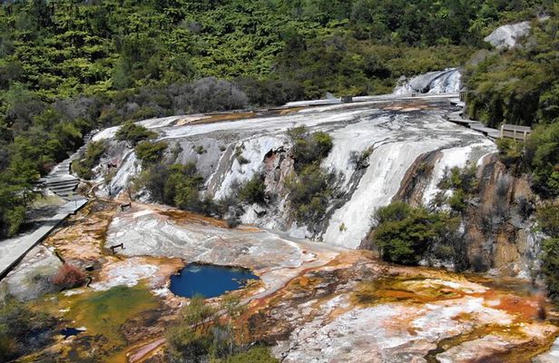 Waitomo Cave & Orakei Korako Small Group Tour From Auckland