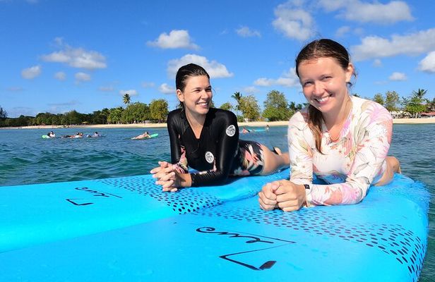 Private Duo Surfing Lesson Guadeloupe