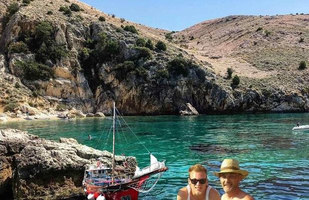 Wild Bays of Krk Sunset & Swimming with a Pirate Ship