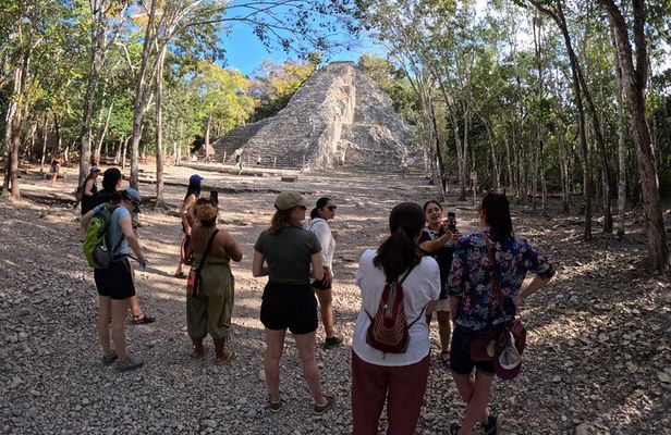 Private Tour to Coba, Lagoon, Spider Monkeys and Maya Community