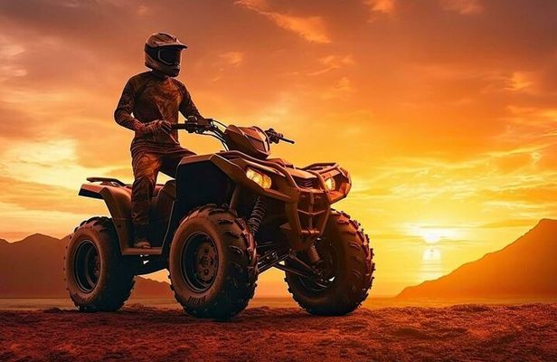 Marrakech: Agafay Desert Quad Biking Tour with Dinner & Show