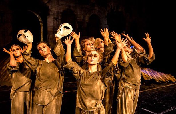 Athens Open Air Theatre Performance Six Women in Greek Tragedy
