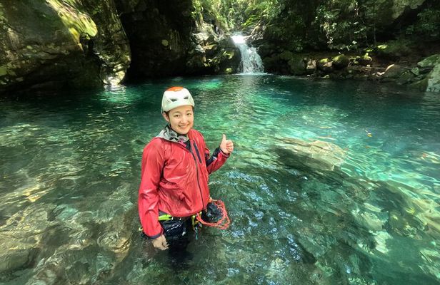 Advanced Canyoning Activity in a Miracle Lava Valley of Mt. Fuji