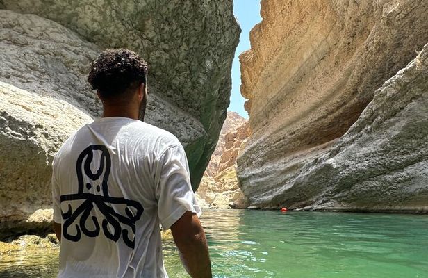 From Muscat Wadi Shab and Bimmah Sinkhole Tour