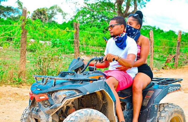 From Puntacana ATV Adventure through Macao Beach and Cenote