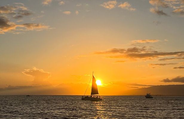 Waikiki Sunset & Wine Turtle Snorkeling Cruise