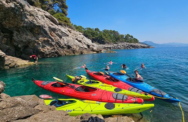 Green Cave Sea Kayak Day Tour in the Elaphiti islands