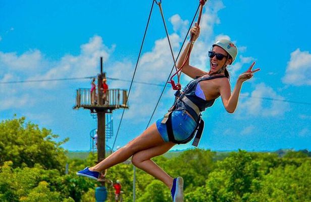 Zip Line or Zip Line Canopy Adventure in Punta Cana