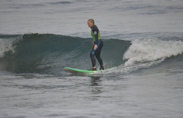 Group Surfing Lesson at Playa de las Américas, Tenerife