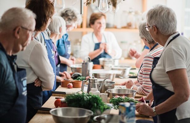 Traditional Greek Cooking Class and Dinner in Poros