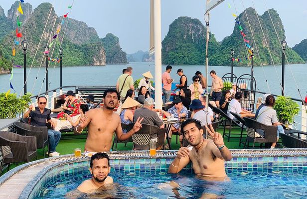 Lan Ha Bay Full-Day Tour on a 5 Star Lotus Cruise