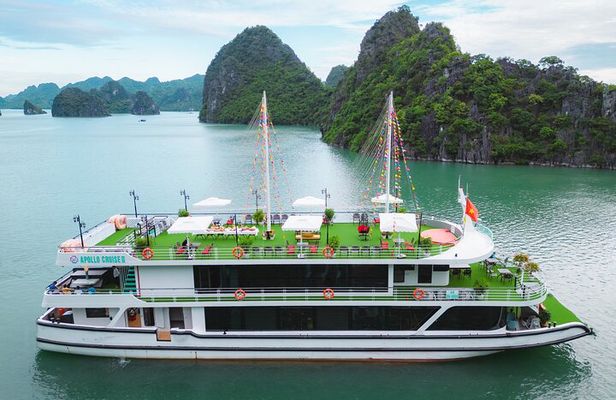 Halong Apollo Cruise with Jacuzzi Day Trip And Buffet Lunch