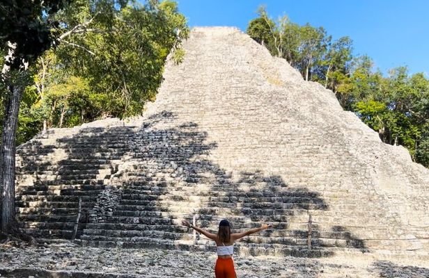 Tour to Coba Tulum and Cenote with Buffet from Tulum