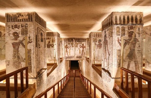 Half Day in Luxor Valley of the Kings,Temple of Hatshepsut,Memnon